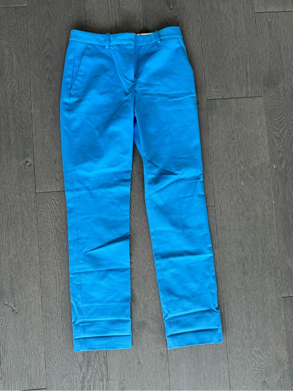 theory tailored trouser light lapis double stretch